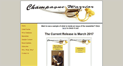 Desktop Screenshot of champagnewarrior.com